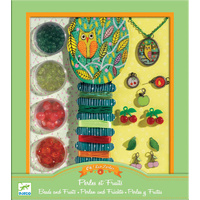 Djeco - Pearls & Fruits Beads Jewellery Set