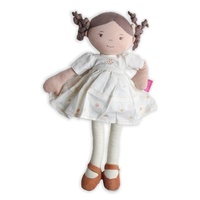 Bonikka - Cecilia Linen Doll with Brown Hair 42cm