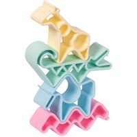 dena toys - ANIMALS 4pc Pastel