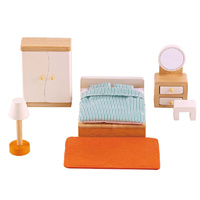 Hape - All Seasons Dollhouse Master Bedroom