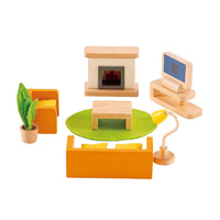 Hape - All Seasons Dollhouse Family Media Room