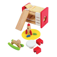 Hape - All Seasons Dollhouse Children's Bedroom