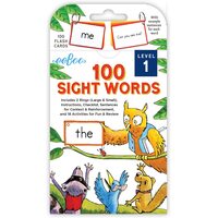 eeBoo - 100 Sight Words Flash Cards Level 1