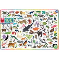 eeBoo - Beautiful World Puzzle 100pc