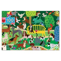 eeBoo - Dogs at Play Puzzle 100pc