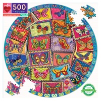 eeBoo - Vintage Butterflies Puzzle 500pc