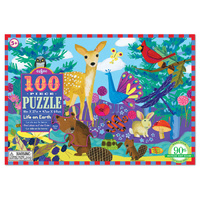 eeBoo - Life on Earth Puzzle 100pc