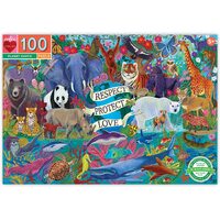 eeBoo - Planet Earth Puzzle 100pc