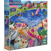 eeBoo - Lunch by the Sea Puzzle 1000pc