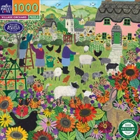 eeBoo - Village Orchard Puzzle 1000pc