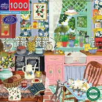 eeBoo - Strawberry Kitchen Puzzle 1000pc
