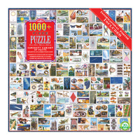 eeBoo - Curiosity Cabinet of Facts Puzzle 1008pc