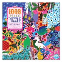 eeBoo - Peacock Garden Puzzle 1008pc