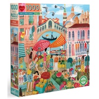 eeBoo - Venice Open Market Puzzle 1000pc