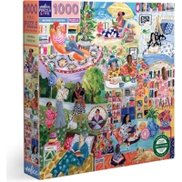 eeBoo - Women Reading Puzzle 1000pc