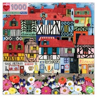 eeBoo - Whimsical Village Puzzle 1000pc