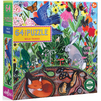 eeBoo - Wild Things Puzzle 64pc