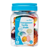 EDX - Transparent Tactile Shells (jar of 36)