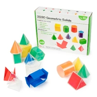 EDX - Folding 2D/3D Geometric Solids (set of 12)