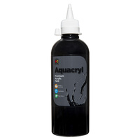 EC - Aquacryl Student Acrylic Paint 500ml Black