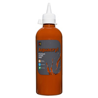 EC - Aquacryl Student Acrylic Paint 500ml Burnt Sienna