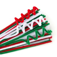 EC - Chenille Stems Christmas Colours (100 pack)