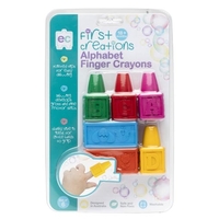First Creations - Easi-Grip Alphabet Finger Crayons (set of 6)