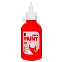 EC - Rainbow Fluorescent Paint 250ml Scarlet