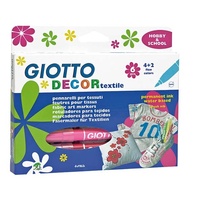 Giotto - Decor Textile Pen (6 pack)