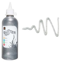 EC - Glitter Paint 500ml Silver