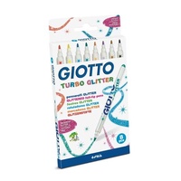 Giotto - Turbo Glitter Markers (8 pack)