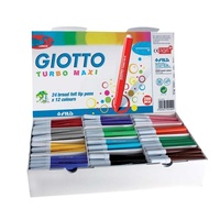 Giotto - Turbo Maxi Marker Pens School Pack (288 pack)