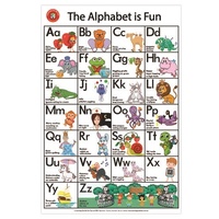 Learning Can Be Fun - The Alphabet is Fun Poster
