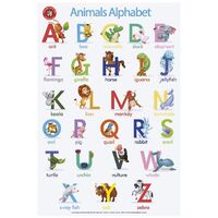 Learning Can Be Fun - The Alphabet of Animals Poster