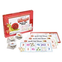 Learning Can Be Fun - Beat The Snail Bingo - Numbers 1-20