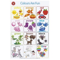 Learning Can Be Fun - Colours Are Fun Poster
