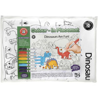 Learning Can Be Fun - Colour in Placemat Dinosaurs