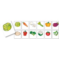 Learning Can Be Fun - Vegetable Magnets (set of 12)