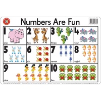 Learning Can Be Fun - Numbers Are Fun Placemat