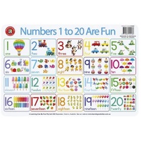 Learning Can Be Fun - Numbers 1 to 20 Placemat