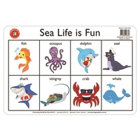 Learning Can Be Fun - Sealife Placemat