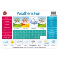 Learning Can Be Fun - Weather is Fun Placemat