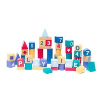 Learning Can Be Fun - Build and Play Alphabet Blocks (set of 50)