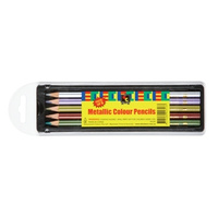 EC - Metallic Coloured Pencils (5 pack)