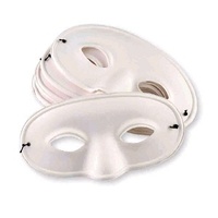 EC - Paper Mache Mask Half (24 pack)