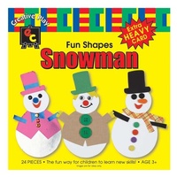 Fun Shapes Snowman 24pc