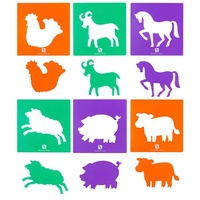 EC - Stencils - Farm Yard Animals (set of 6)