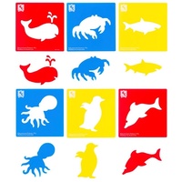 EC - Stencil Sea Life (set of 6)