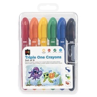 EC - Triple One Crayons (set of 6)