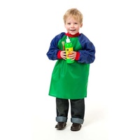 EC - Toddler Art Smock Green and Blue Ages 2-4